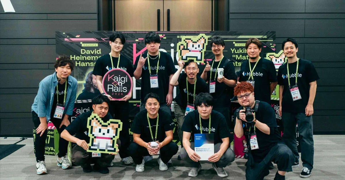 Hubnble 올해도 Hubble로서 Kaigi on Rails 2026에 참가했습니다!|さかわき なお / Hubble