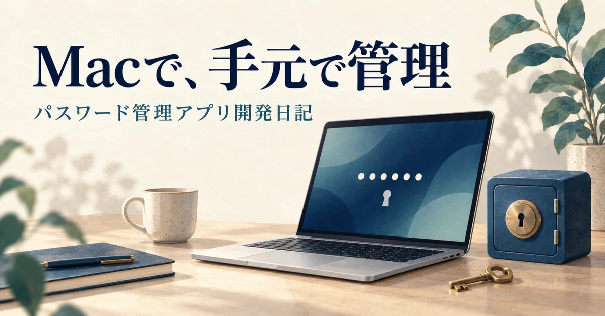 I am building a password management app for Mac. Development diary of ...