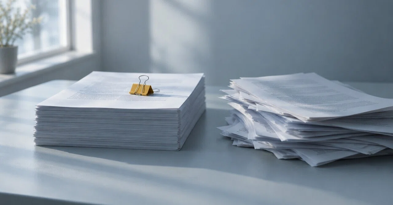 I threw away half of the manuscript for my first book that I was ...