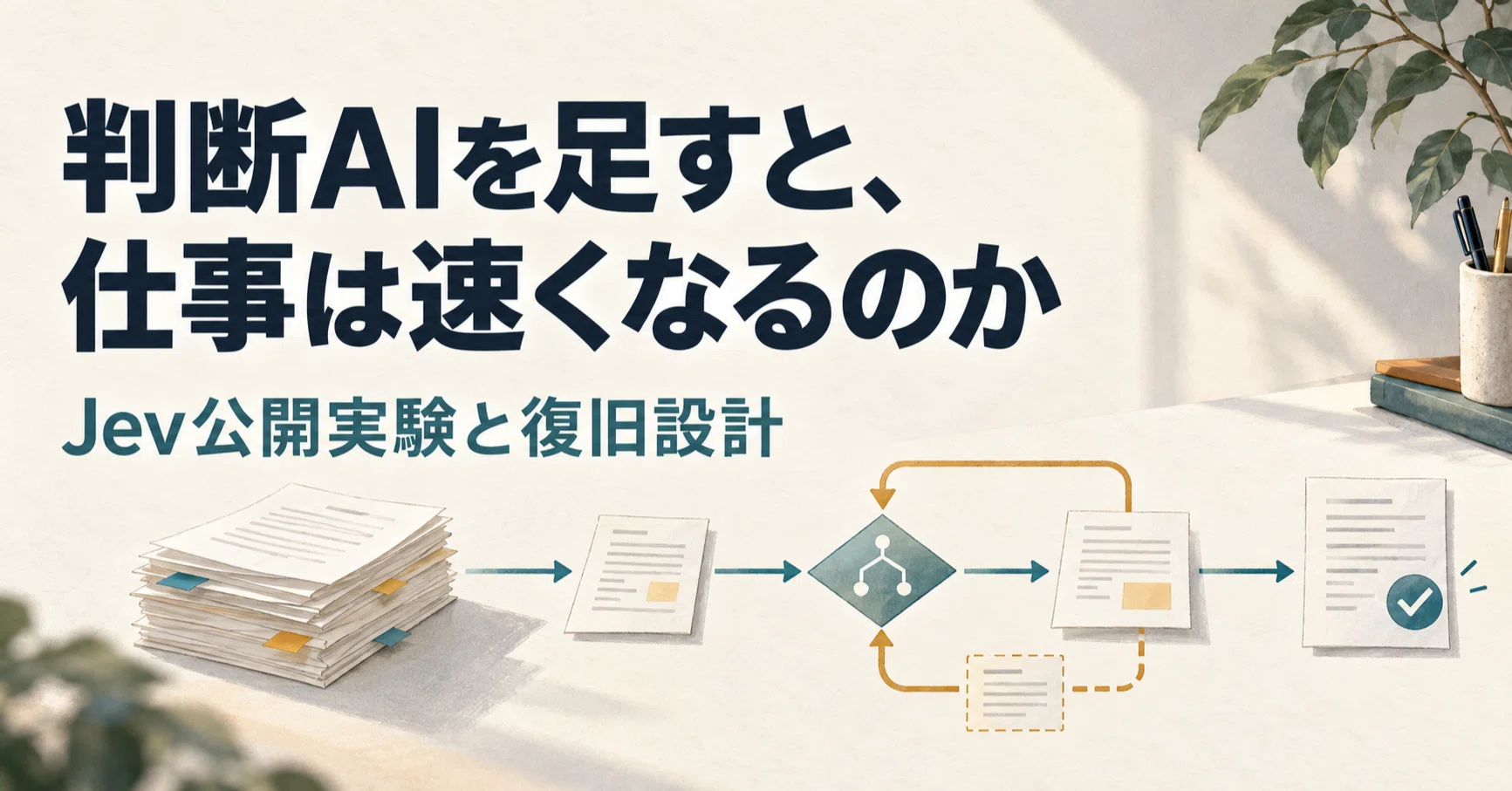 判断AIを足すと、仕事は速くなるのか｜hirokaji
