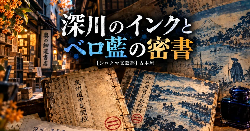The Inkwee The Ink of Fukagawa and the Secret Letter in Prussian Blue [Shirokuma ...