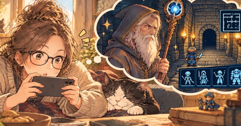 ファミコン黎明期からRPGを愛している妙齢の女性が、最近のウィザードリィをやってみた。
