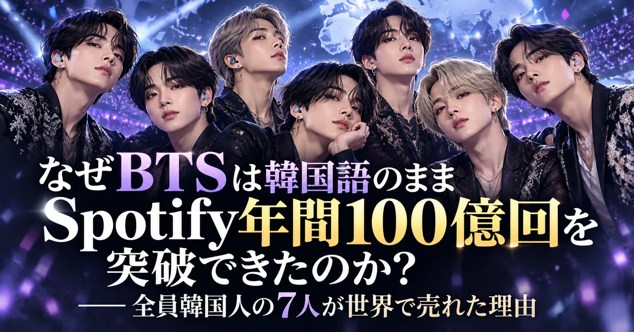 「なぜBTSは韓国語のままSpotify年間100億回を突破できたのか ...