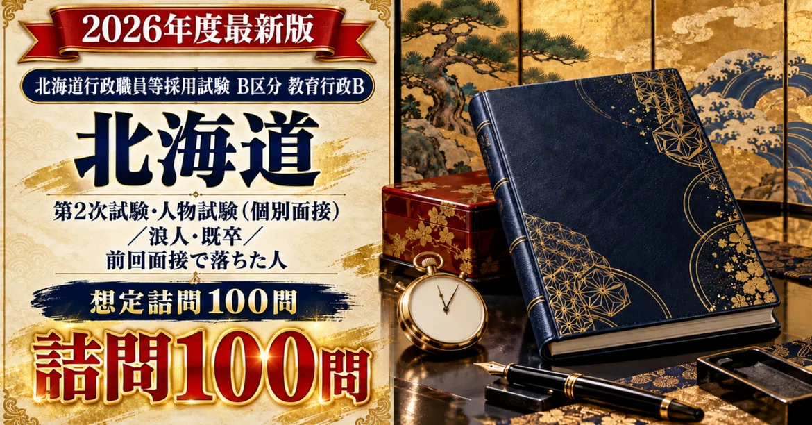 [Hokkaido Educational Administration B] 100 Expected Probing Questions ...