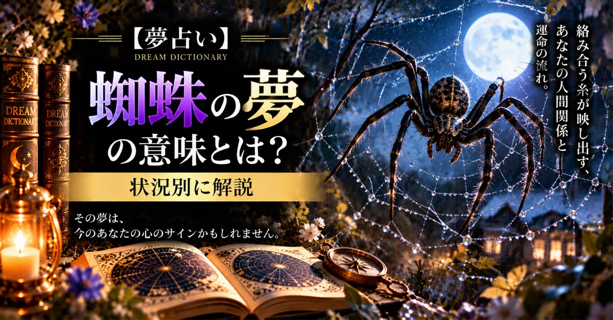 [Dream Divination] What is the meaning of spider dreams? Explained by ...