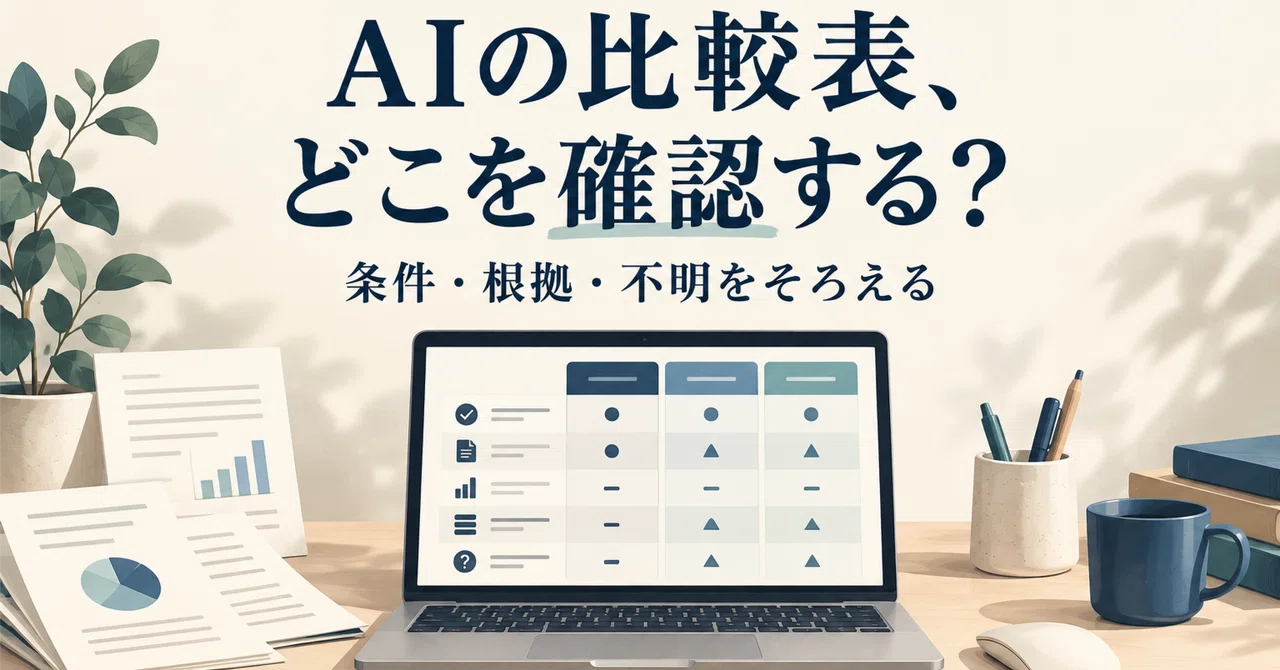 Can you trust AI comparison tables? A prompt template to align ...