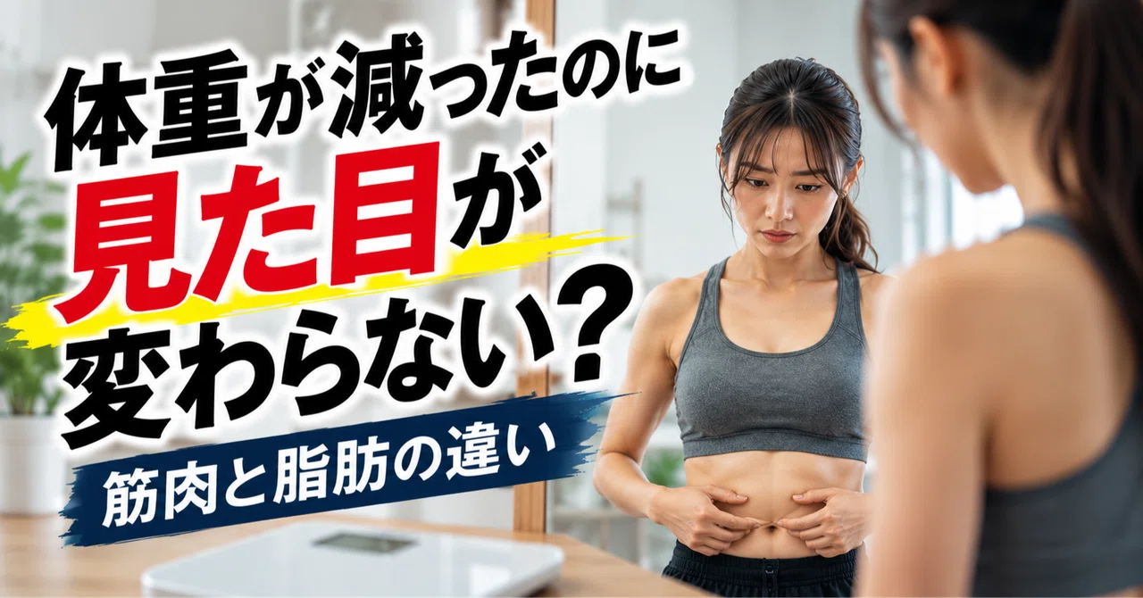 Lost weight but don't look different? The difference between muscle and ...
