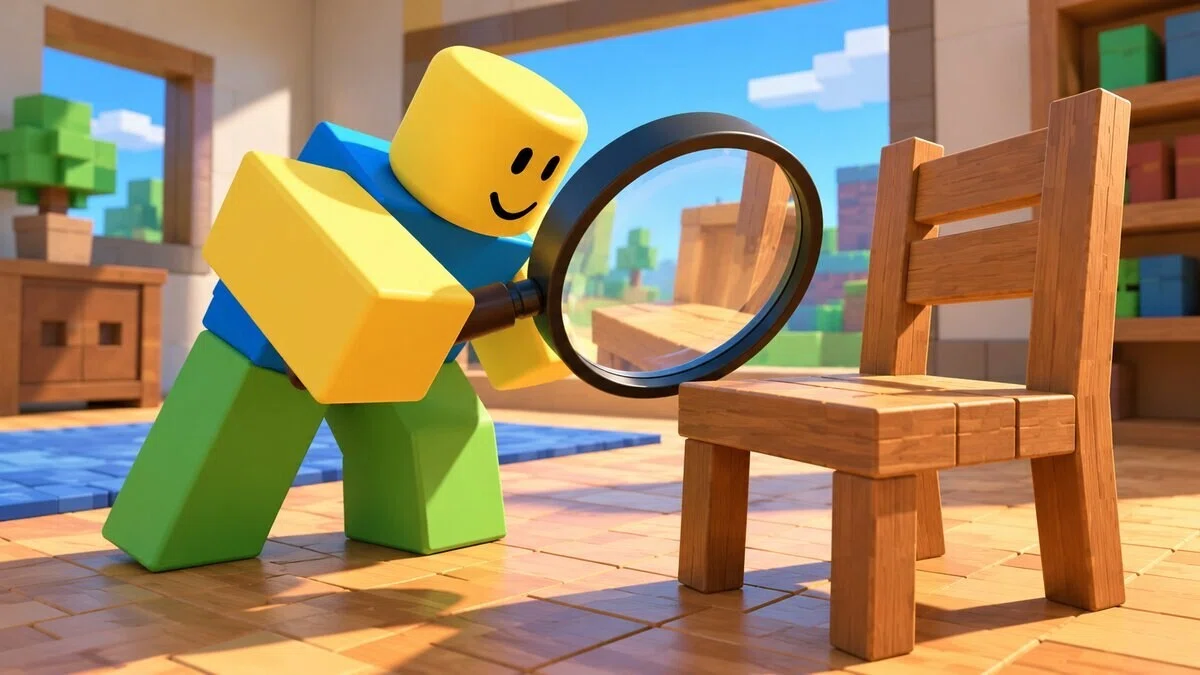 [Roblox] Are free models scary? 0 for chairs, 5 for doors. I counted ...