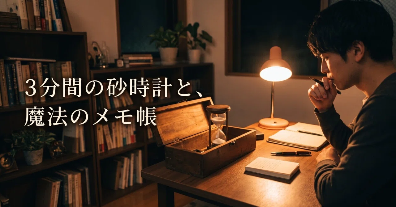 The 3-Minute Hourglass and the Magic Notepad｜トクギマン