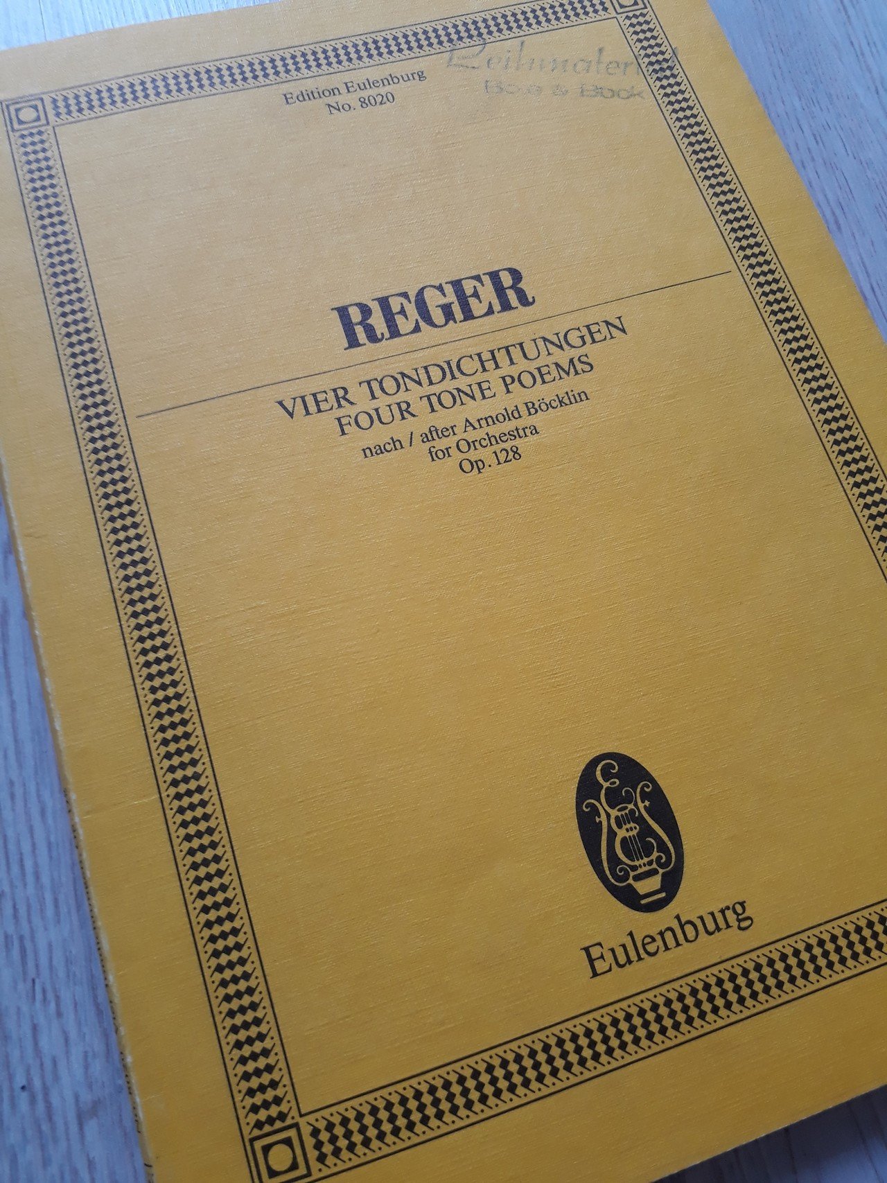 楽譜のお勉強⑤マックス・レーガー、交響詩『ヴァイオリンを弾く隠者