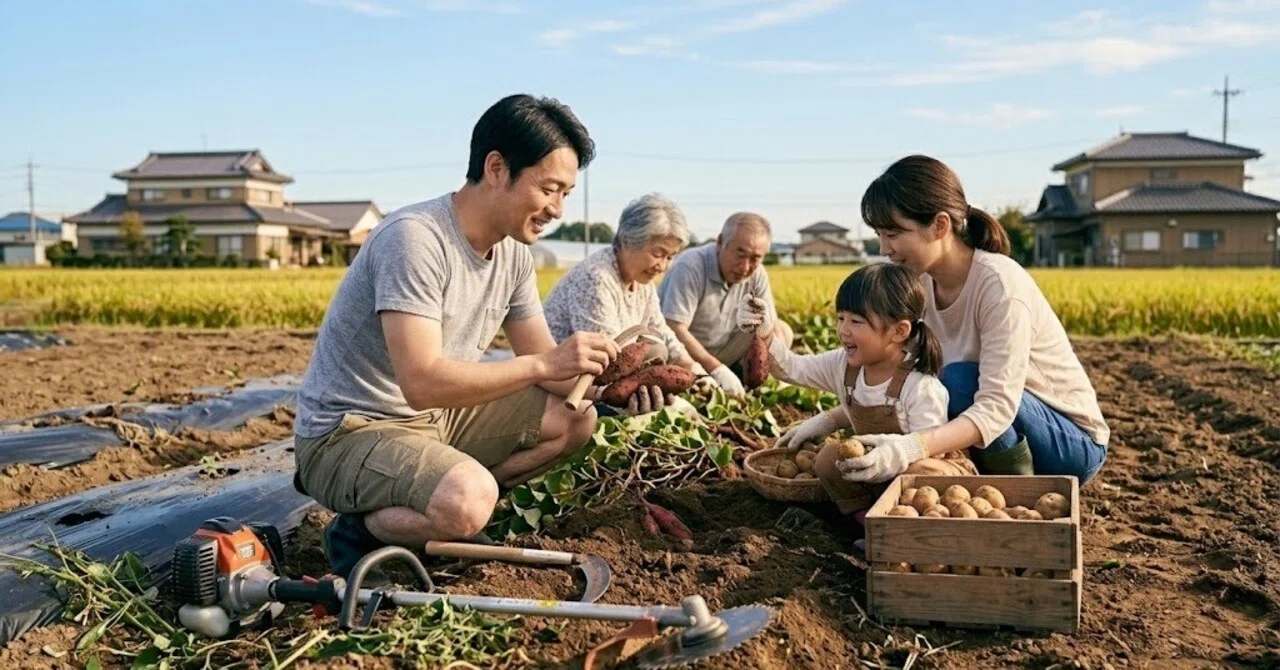 The Always Exhausting Sweet Potato Harvest Season Every Year｜小堤亮輔 ...