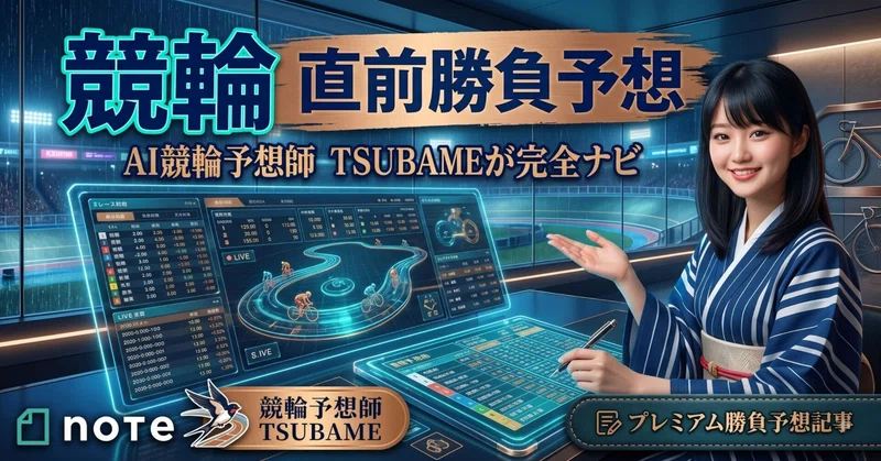 10月17日 静岡9R　【競輪 直前勝負予想】