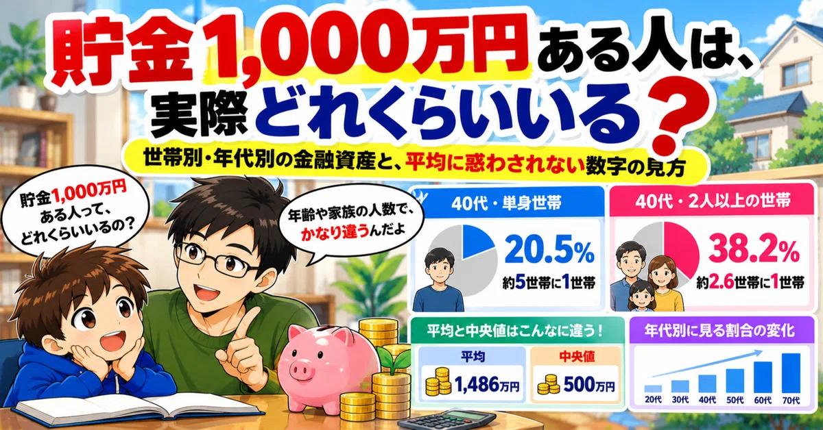 How many people actually have 10 million yen in savings? 🏦 The
