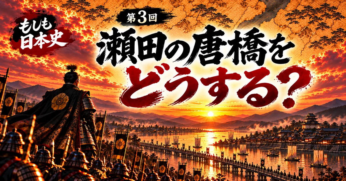 Part 3: What to do about the Seta no Karahashi Bridge?｜もしも日本史