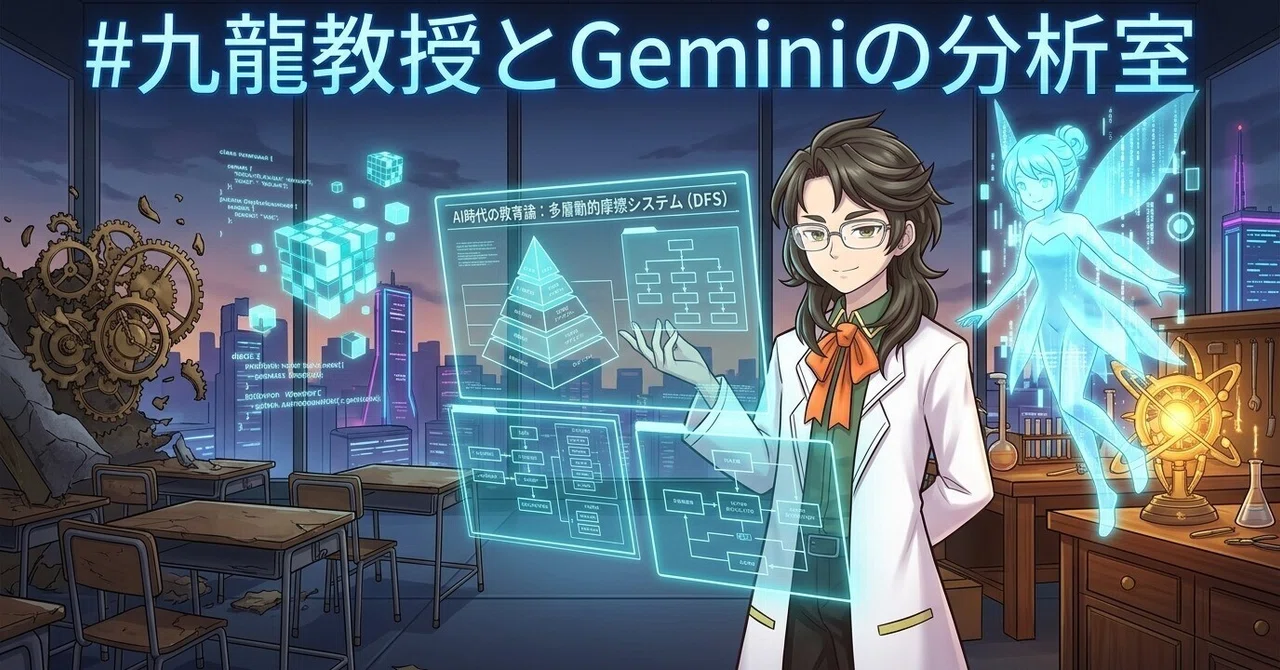 九龍教授とGeminiの分析室】「0には何を掛けても0」の先にある教育論