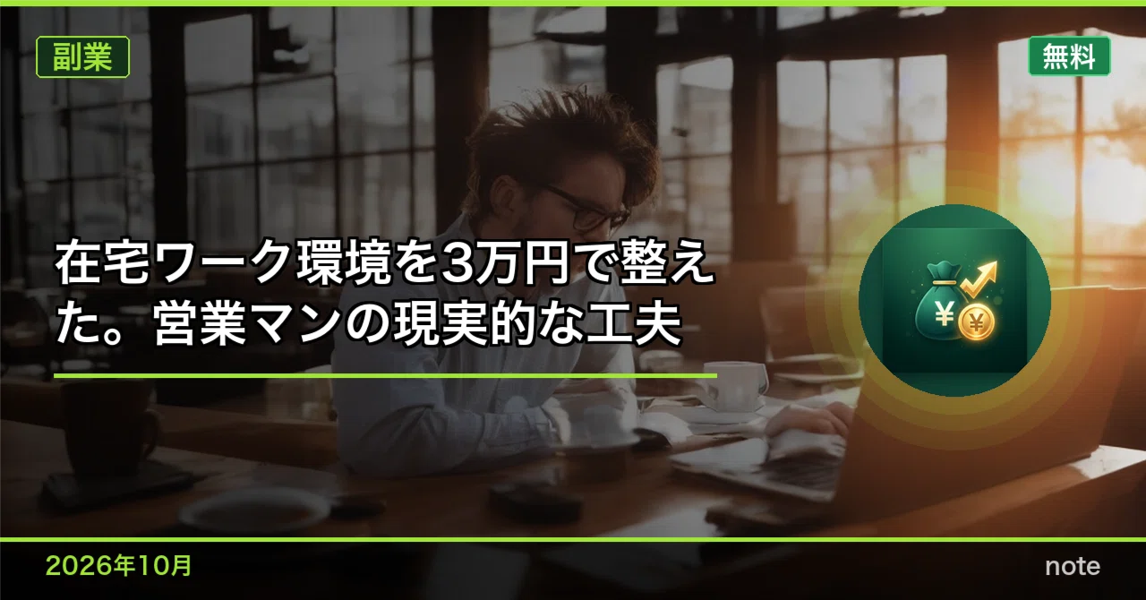 I Set Up a Remote Work Environment for 30,000 Yen. Realistic Tips for a ...