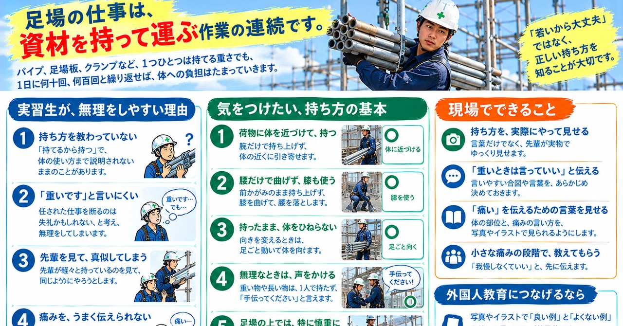 How to carry heavy materials. Thinking 