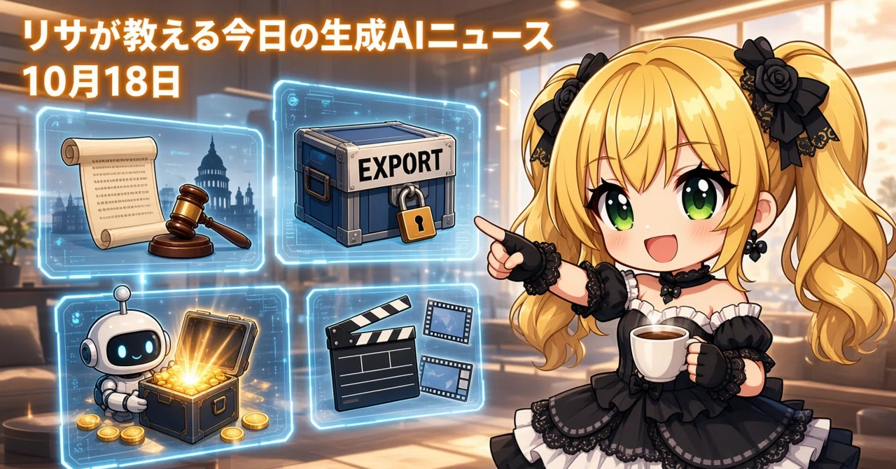 リサが教える今日の生成AIニュース（10月18日）