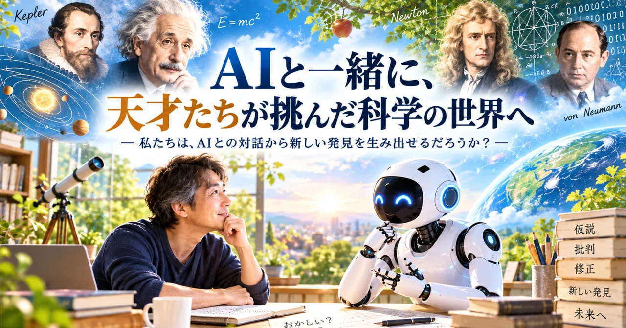 [Into the World of Science Challenged by Geniuses, Together with AI ...