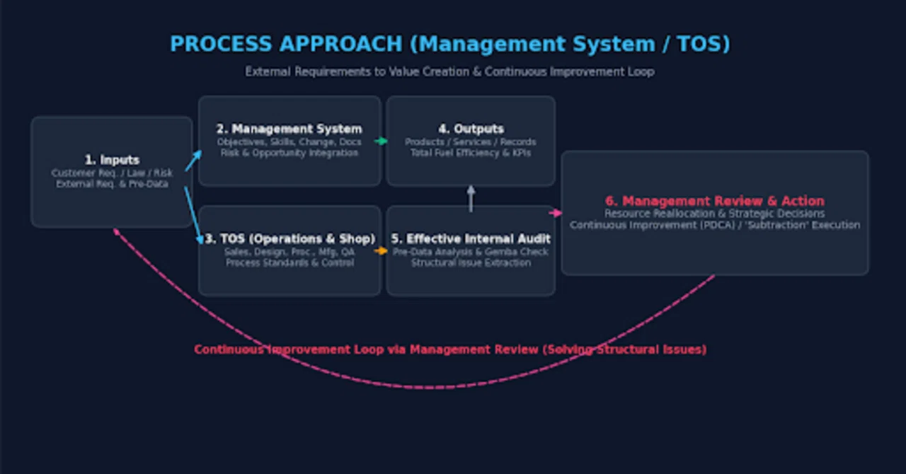 Do not be fooled by a superficial process approach. It is a 'process ...