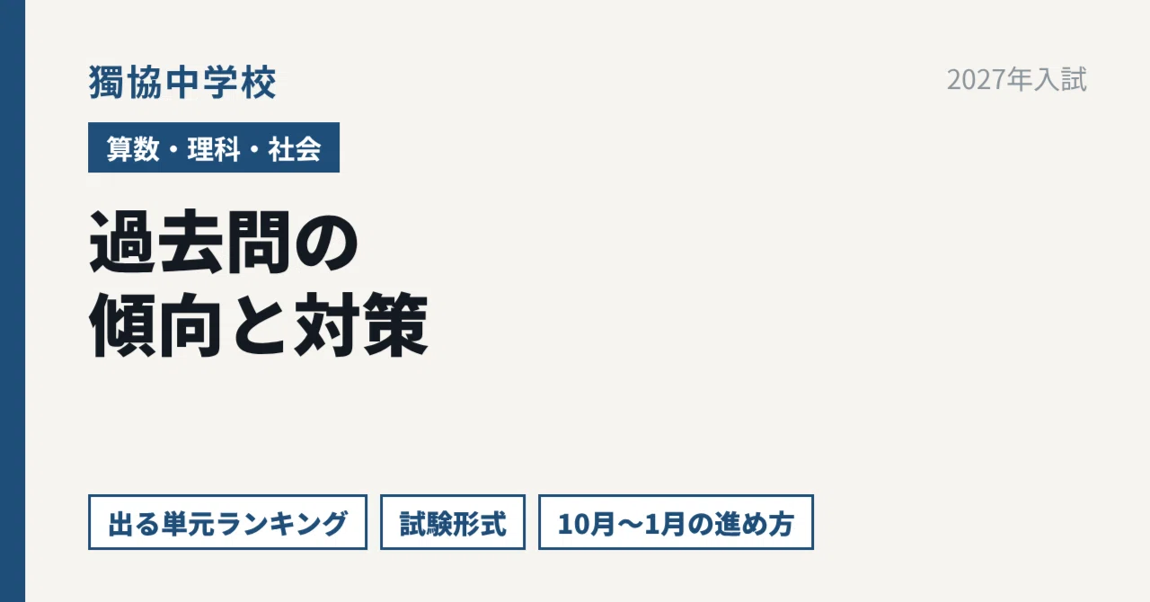 Dokkyo Junior High School Past Exam Trends and Strategies [2027 ...