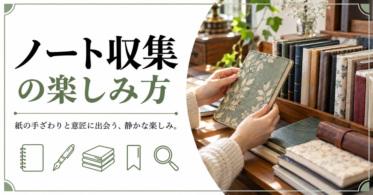 How to Enjoy Collecting Notebooks｜休日のよりみち帖