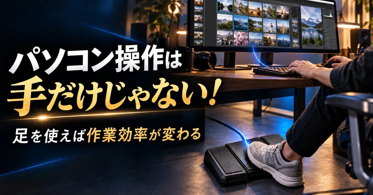The era of operating a PC with only your hands is over—using your feet ...