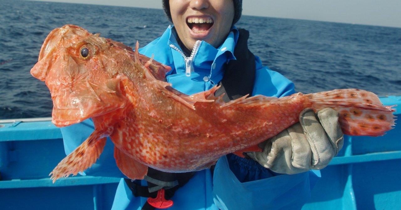 館山の大物オニカサゴ専門船で真剣勝負 真澄丸 玉置標本 Note