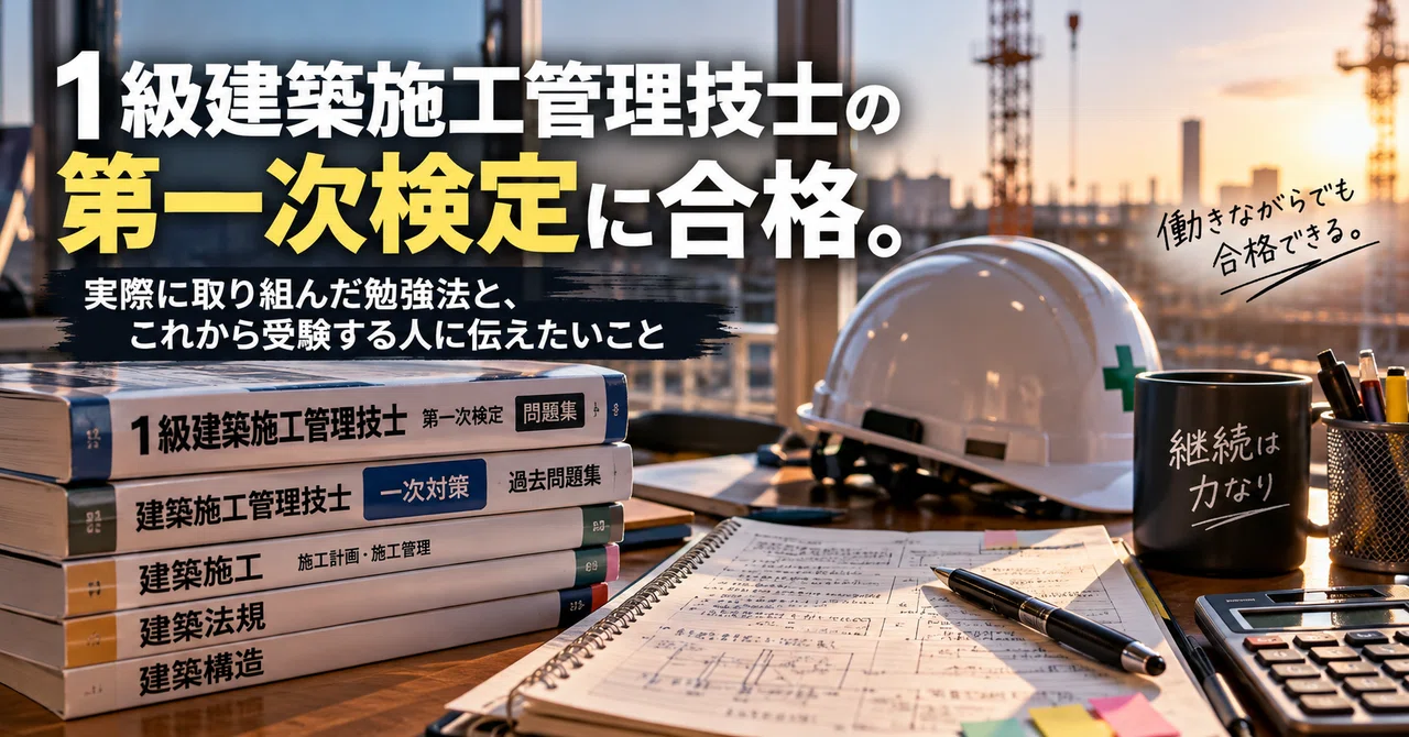 Passing the First Stage Examination for the 1st Class Building ...