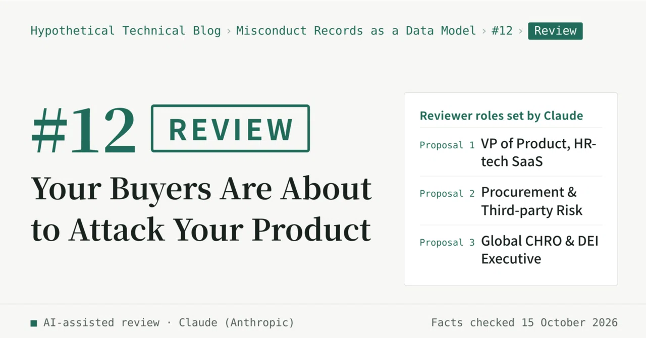 [Review] Hypothetical Technical Blog #12 | Misconduct Records as a Data ...