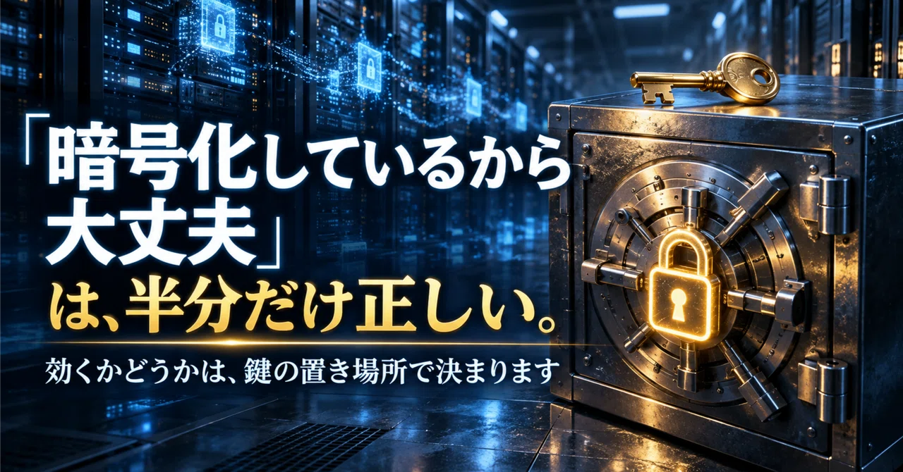 "It's safe because it's encrypted" is only half true. Whether it works ...