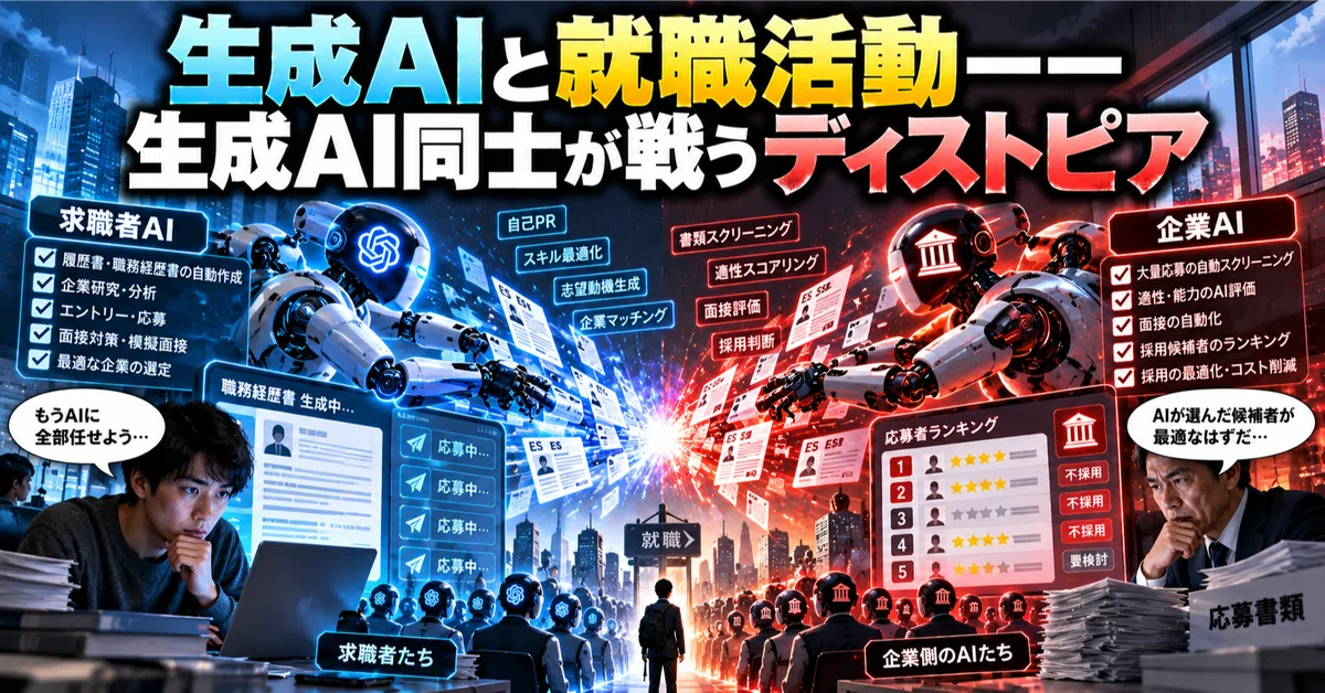 Generative AI and Job Hunting: A Dystopia Where Generative AIs Battle ...