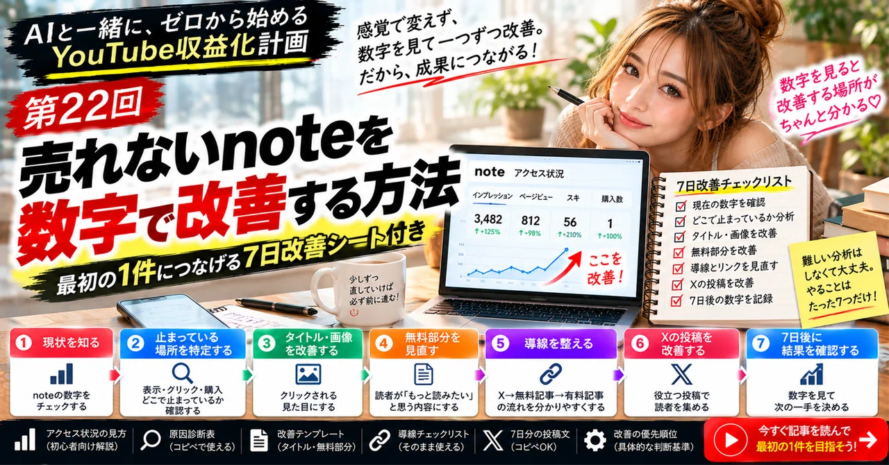 Part 22 | How to improve note sales using numbers: Before deciding that ...