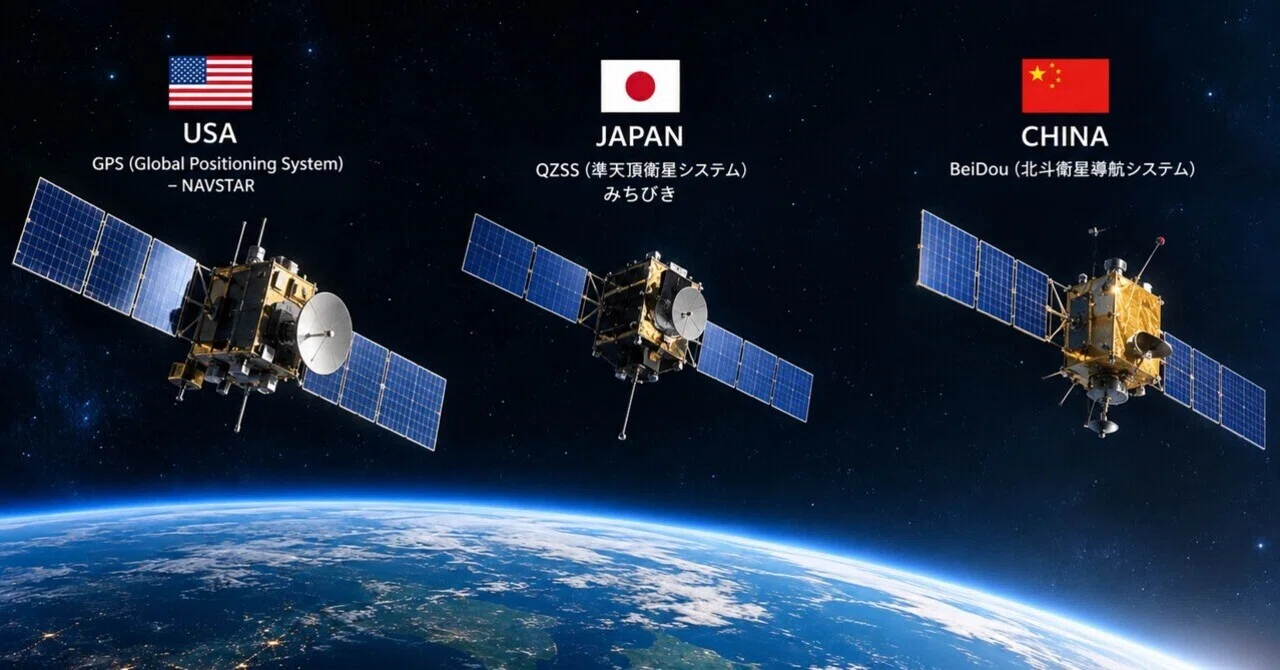 GPSって何か説明できますか？日本の「みちびき」と、各国の測位衛星