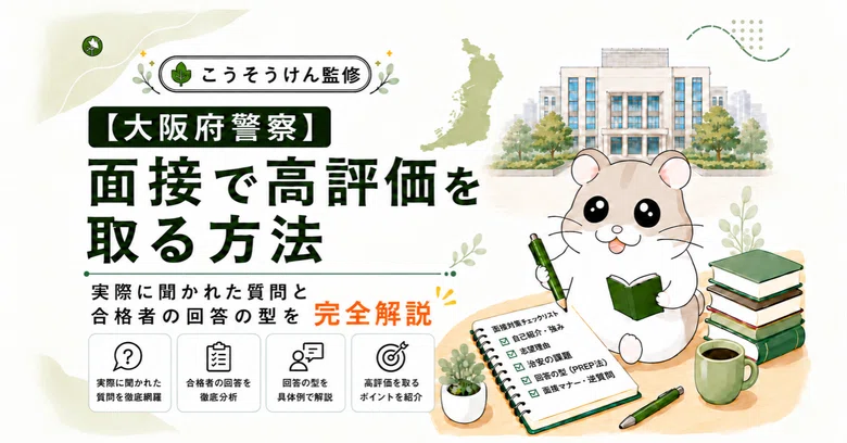 [Osaka Prefectural Police] How to Get a High Evaluation in Interviews ...