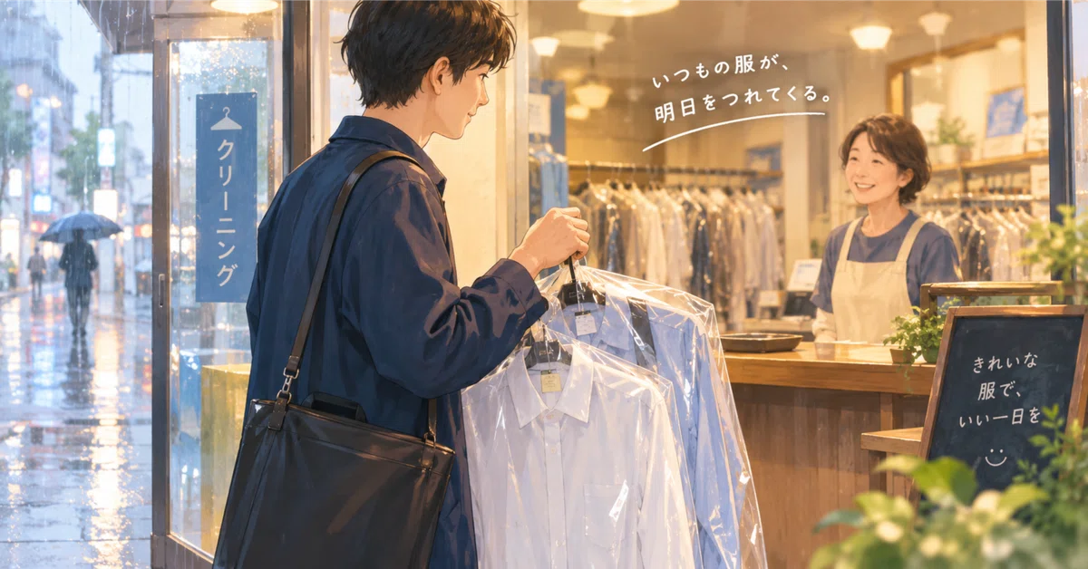 Episode 31 [A Small Story] The Dry Cleaner on a Rainy Day: Preparing ...