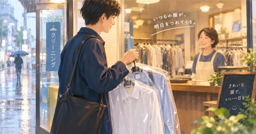 Episode 31 [A Small Story] The Dry Cleaner on a Rainy Day: Preparing ...