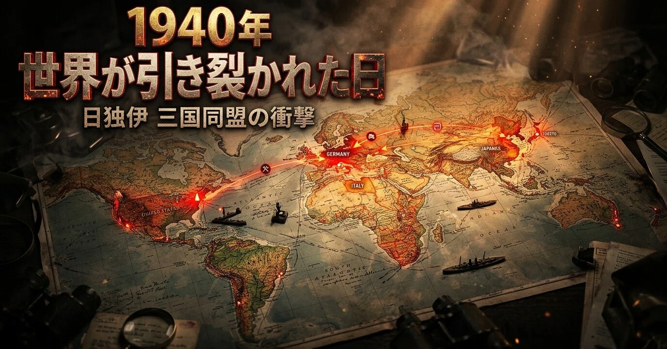 歴史ぶらり旅：日本史編 第69話 日独伊三国同盟──日本が世界大戦へ