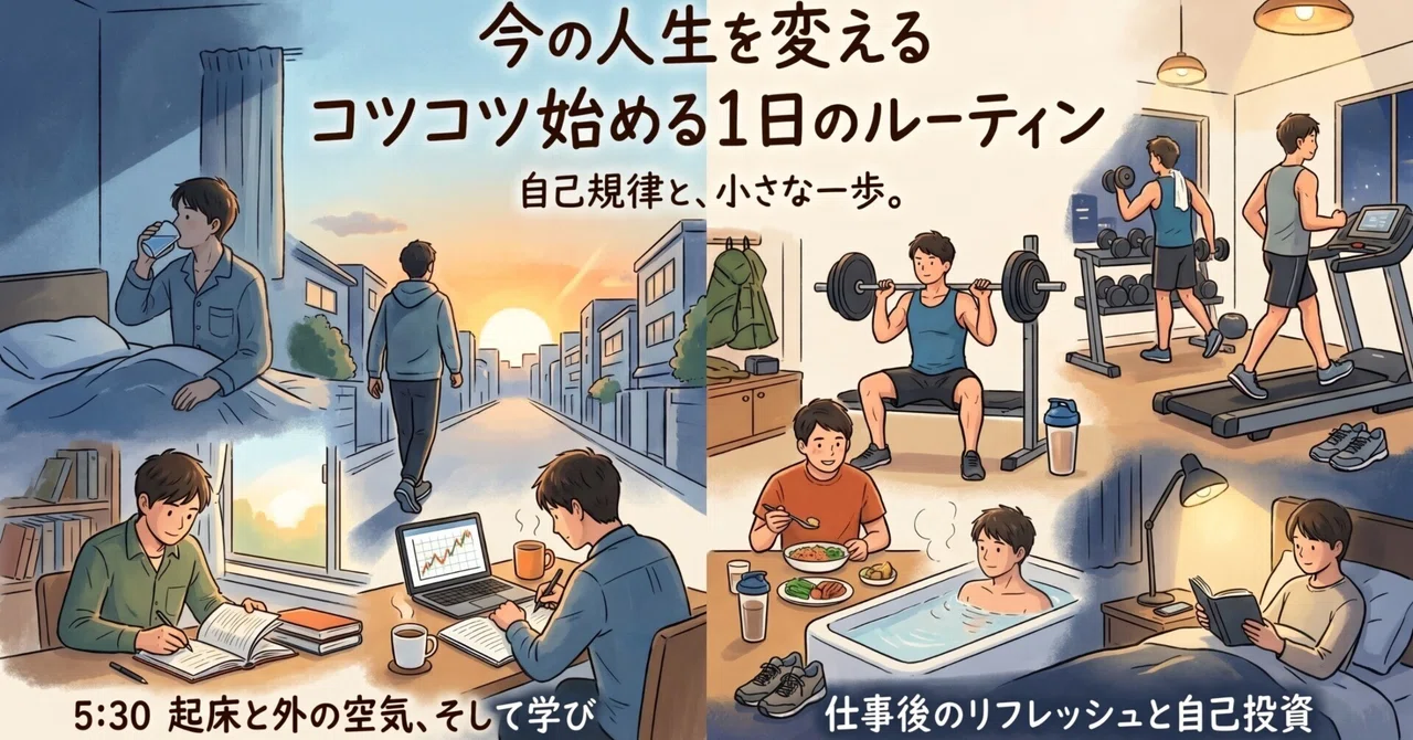 A Daily Routine Started with the Theme of Self-Discipline Because I ...