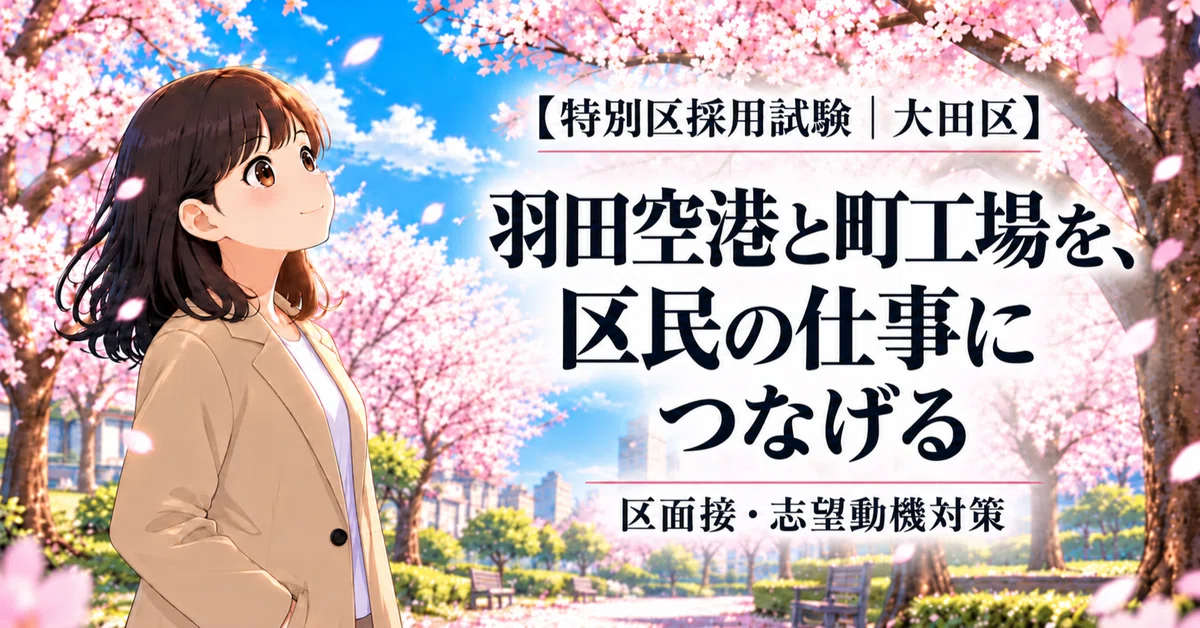 [Special Ward Employment Exam | Ota Ward] Connecting Haneda Airport and ...
