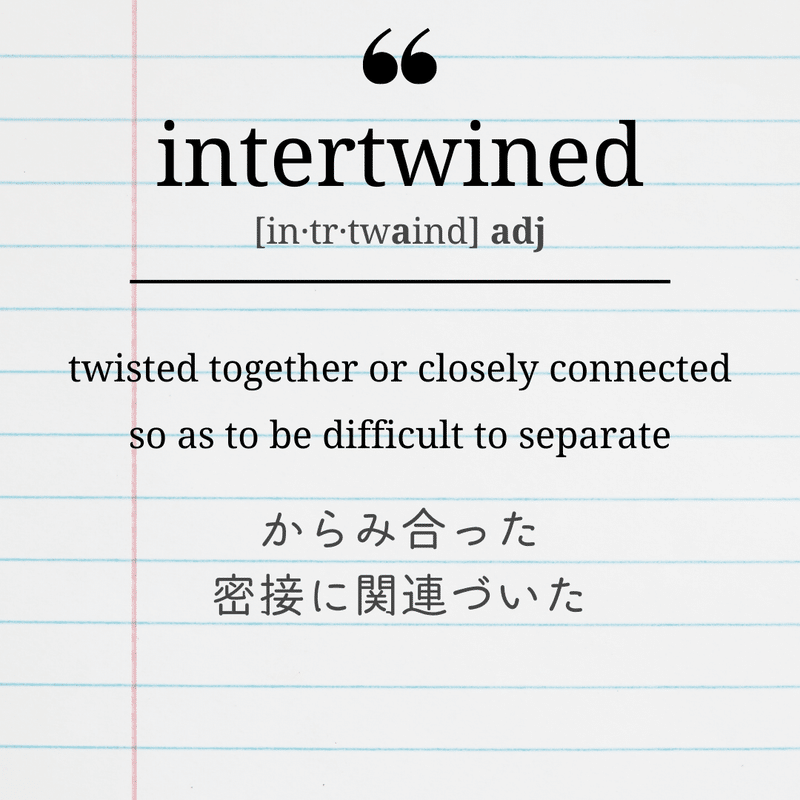 日記で学ぶ英語表現 Intertwined Sakuraco Note