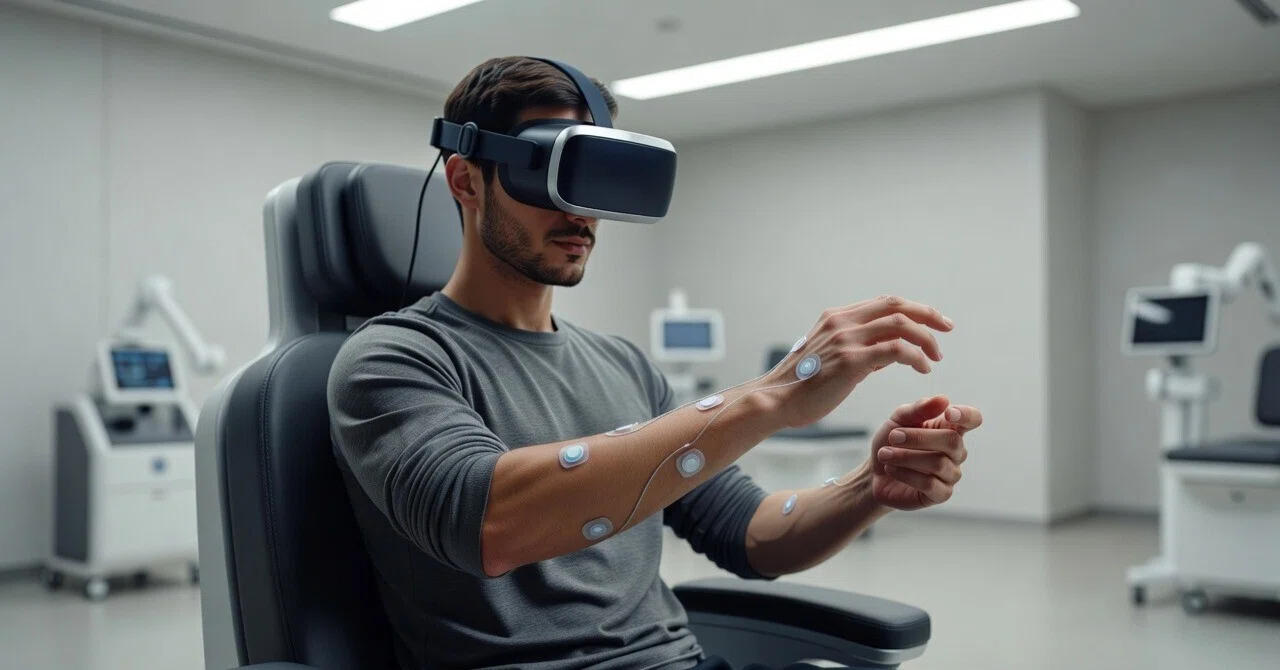 Delivering VR and Nerve Stimulation 