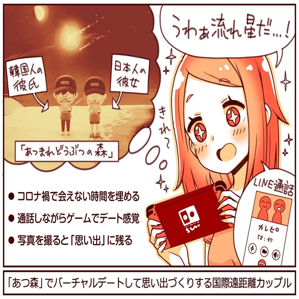 国際カップルが あつ森 バーチャルデートする理由 ゲームで会えない時間を埋めて 横並びで写真を撮れば 思い出 になる話 アプリマーケティング研究所