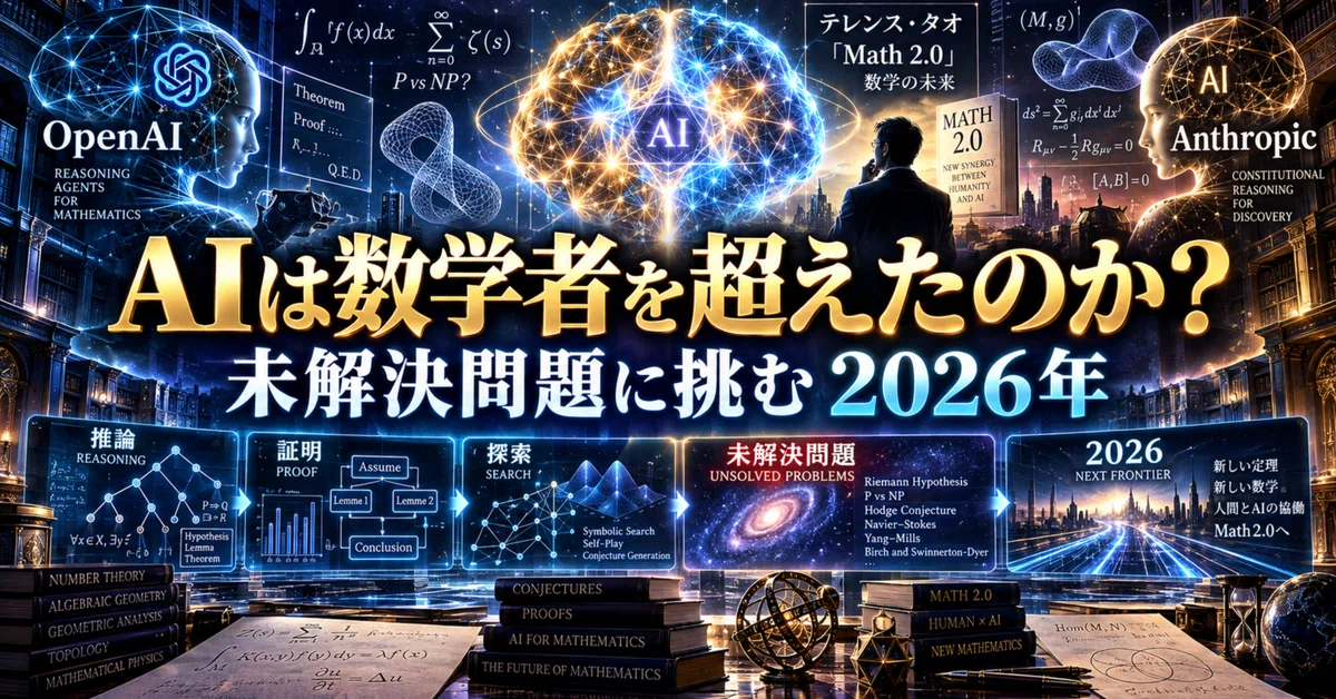 Has AI Surpassed Mathematicians? In 2026, as OpenAI and Anthropic ...