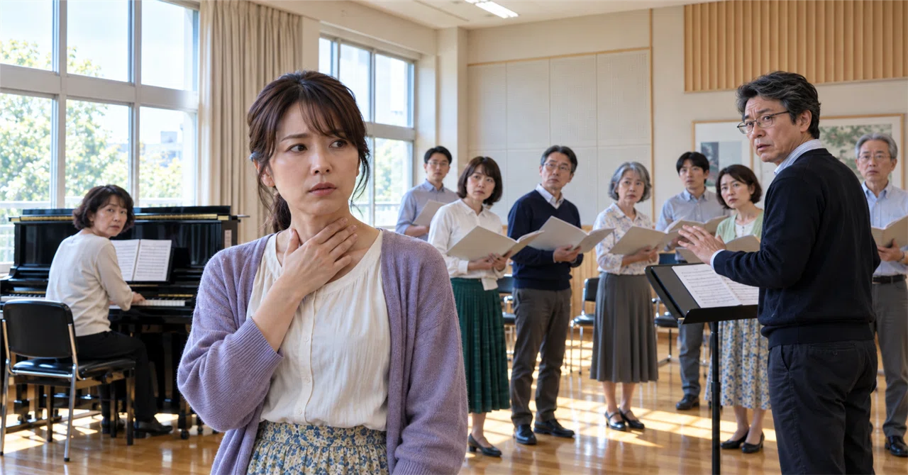 My voice is the only one that doesn't stop during choir practice [Scary ...