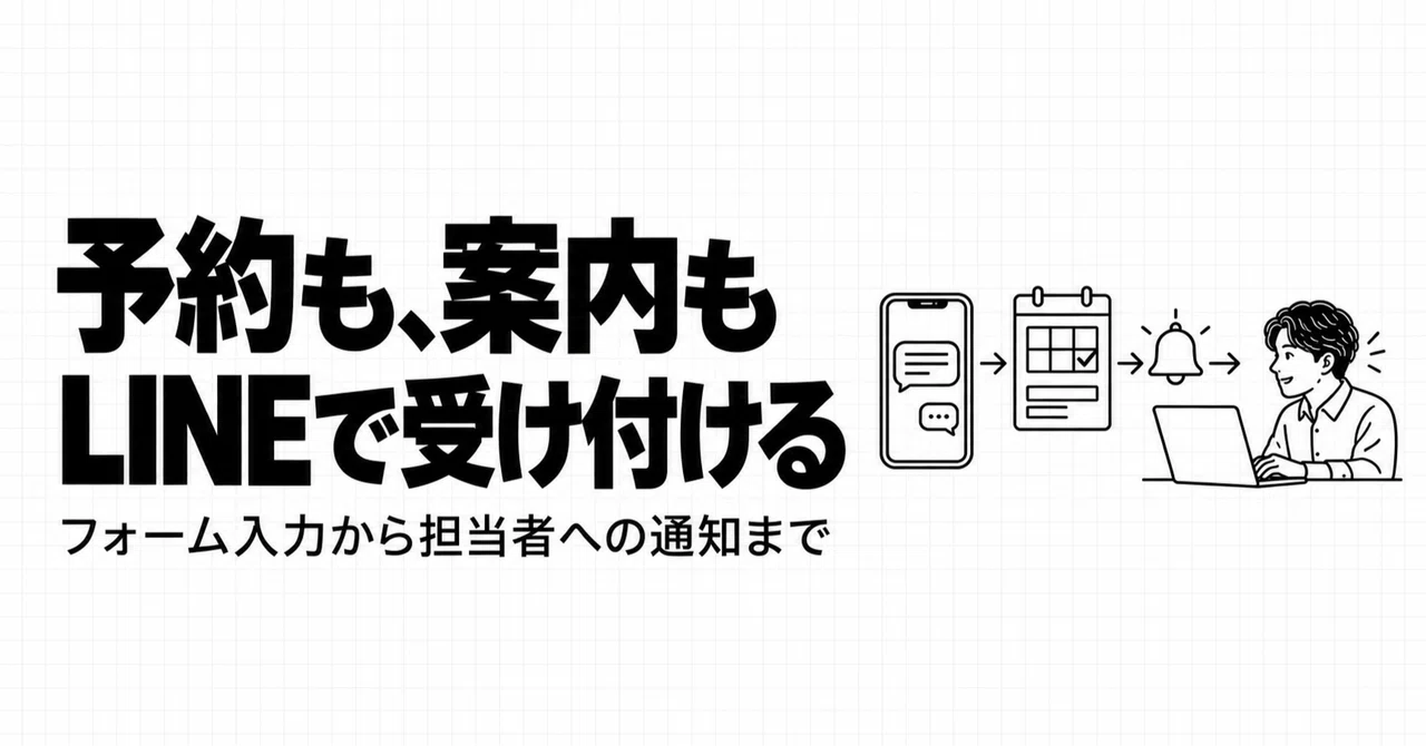 I want to make LINE inquiry support easier. The story of building a ...