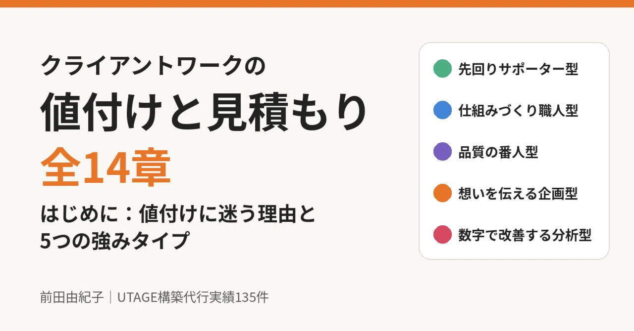 Fundamentals of Pricing and Estimation | 5 Strength Types｜前田由紀子