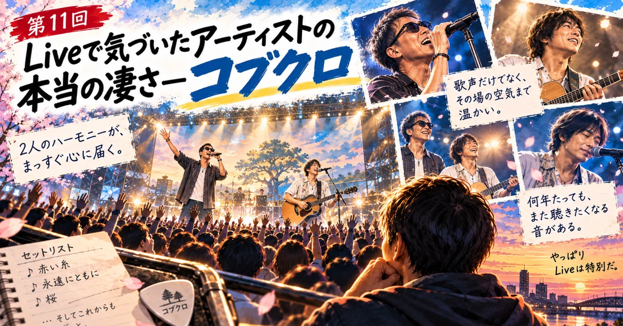 第11回 Liveで気づいたアーティストの本当の凄さ ―コブクロ