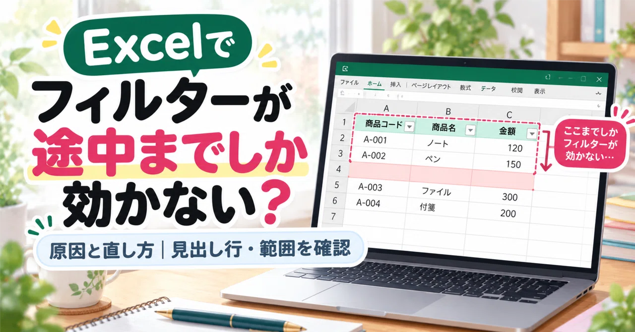 Excel From Table Range Causes and Fixes for Excel Filters Not Working Completely | Checking ...