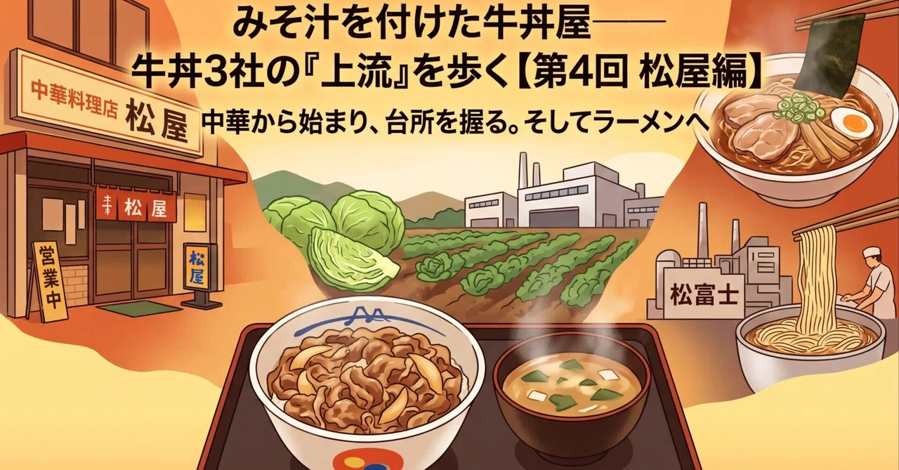 The Beef Bowl Chain That Includes Miso Soup—Walking the 'Upstream' of ...